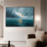 Abstract 1696 Canvas Art 18" x 24" / 45 x 60 cm / Black