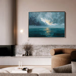 Abstract 1696 Canvas Art 18" x 24" / 45 x 60 cm / Black
