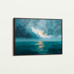 Abstract 1696 Canvas Art 18" x 24" / 45 x 60 cm / Black
