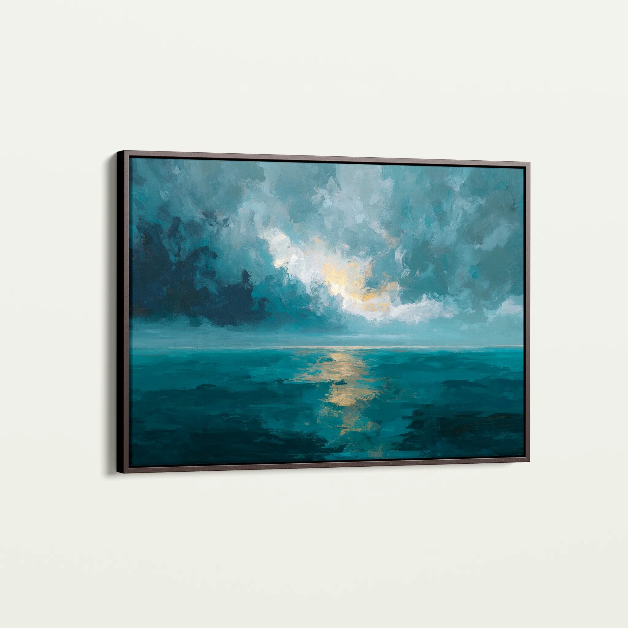 Abstract 1696 Canvas Art 18" x 24" / 45 x 60 cm / Black