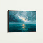 Abstract 1696 Canvas Art 60 x 40 cm / Black
