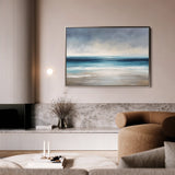 Abstract 1698 Canvas Art 18" x 24" / 45 x 60 cm / Black