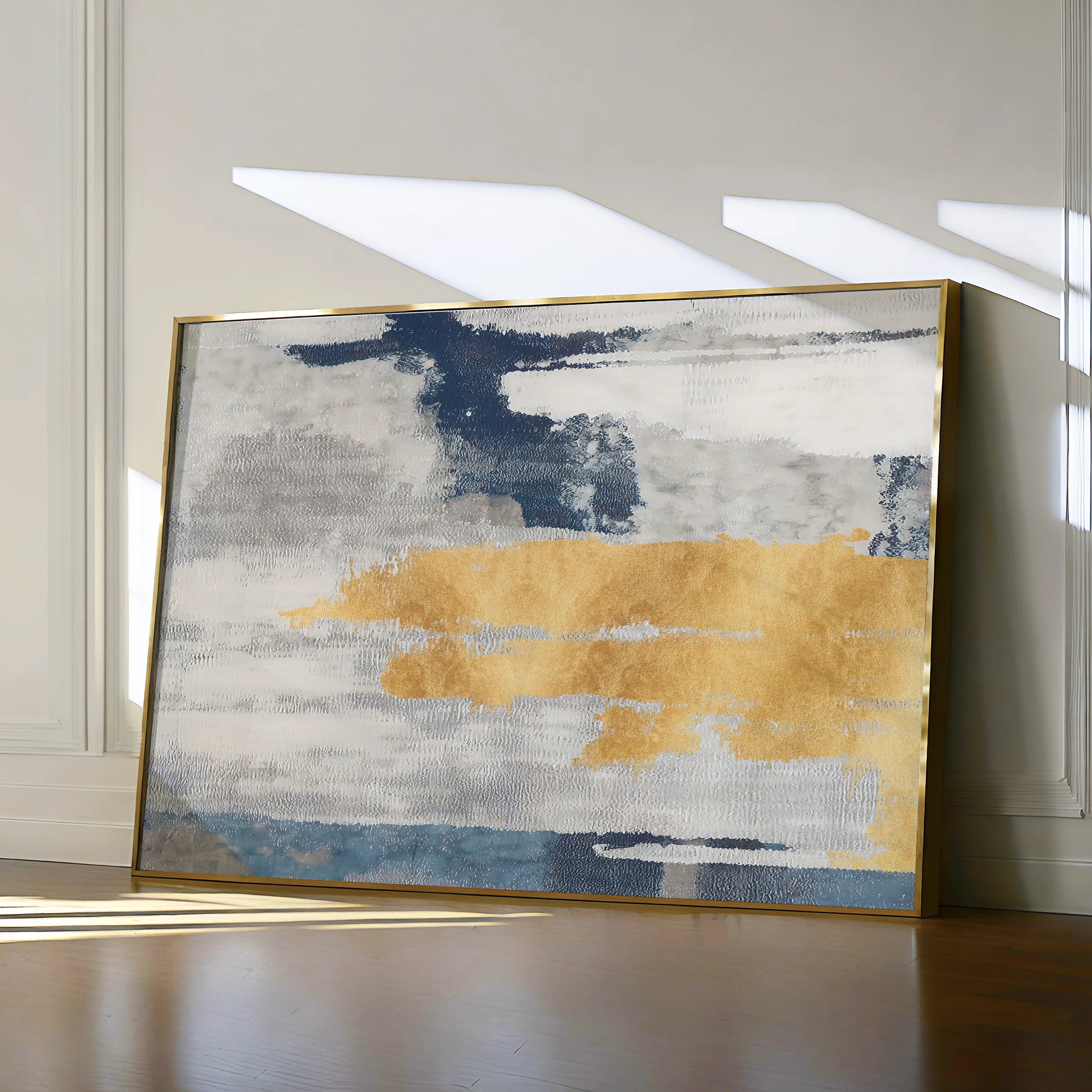 Abstract 170 Canvas Art 18" x 24" / 45 x 60 cm / Black