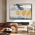 Abstract 170 Canvas Art 18" x 24" / 45 x 60 cm / Black