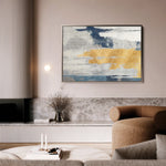 Abstract 170 Canvas Art 18" x 24" / 45 x 60 cm / Black