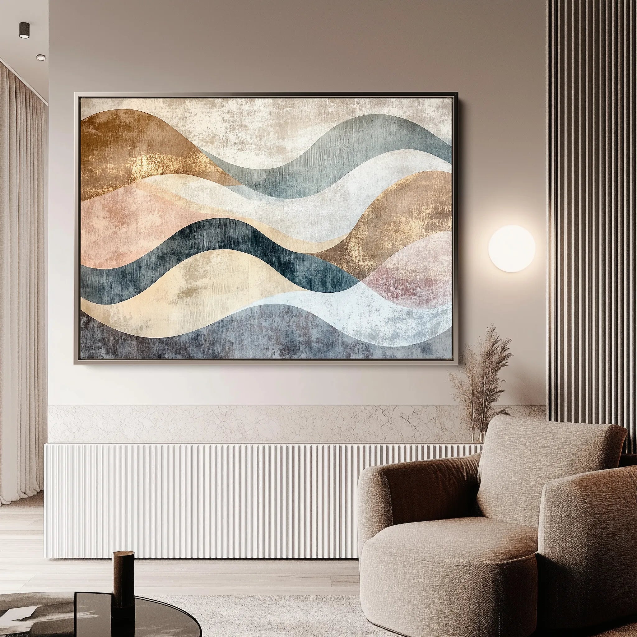 Boho 170 Canvas Art 18" x 24" / 45 x 60 cm / Black