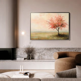 Landscape 170 Canvas Art 18" x 24" / 45 x 60 cm / Black