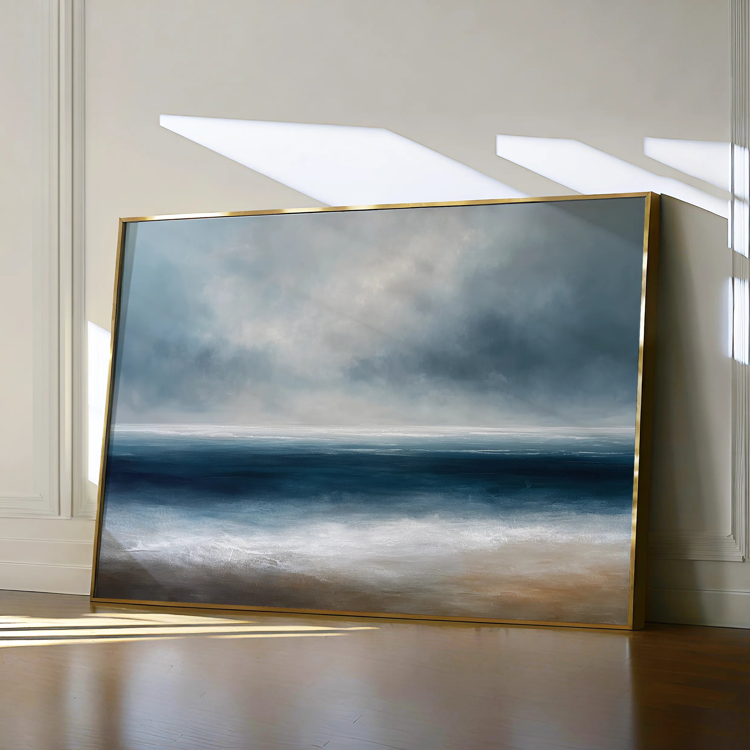 Abstract 1702 Canvas Art 18" x 24" / 45 x 60 cm / Black