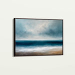 Abstract 1702 Canvas Art 18" x 24" / 45 x 60 cm / Black