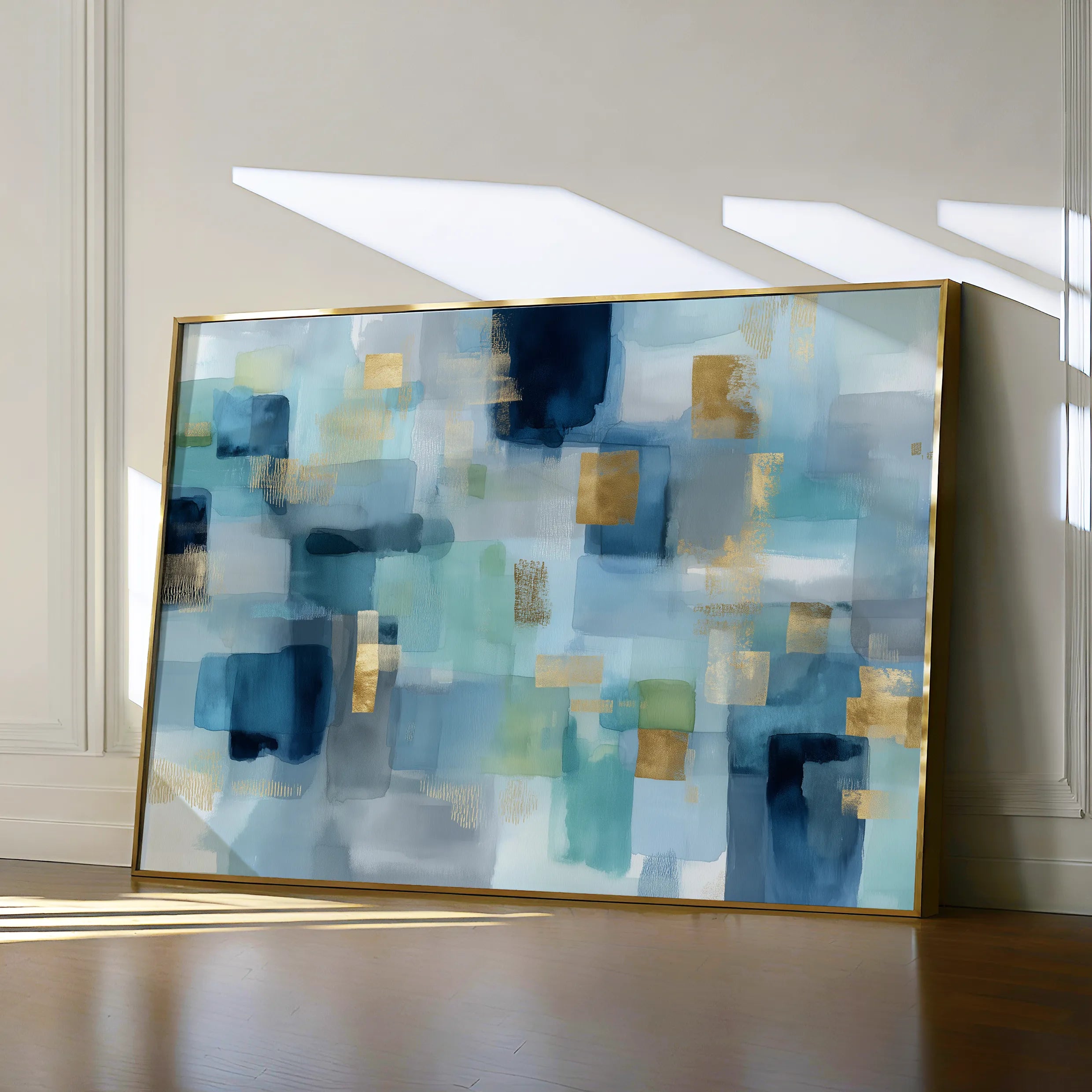 Abstract 1703 Canvas Art 18" x 24" / 45 x 60 cm / Black