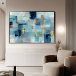 Abstract 1703 Canvas Art 18" x 24" / 45 x 60 cm / Black
