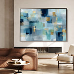 Abstract 1703 Canvas Art 18" x 24" / 45 x 60 cm / Black
