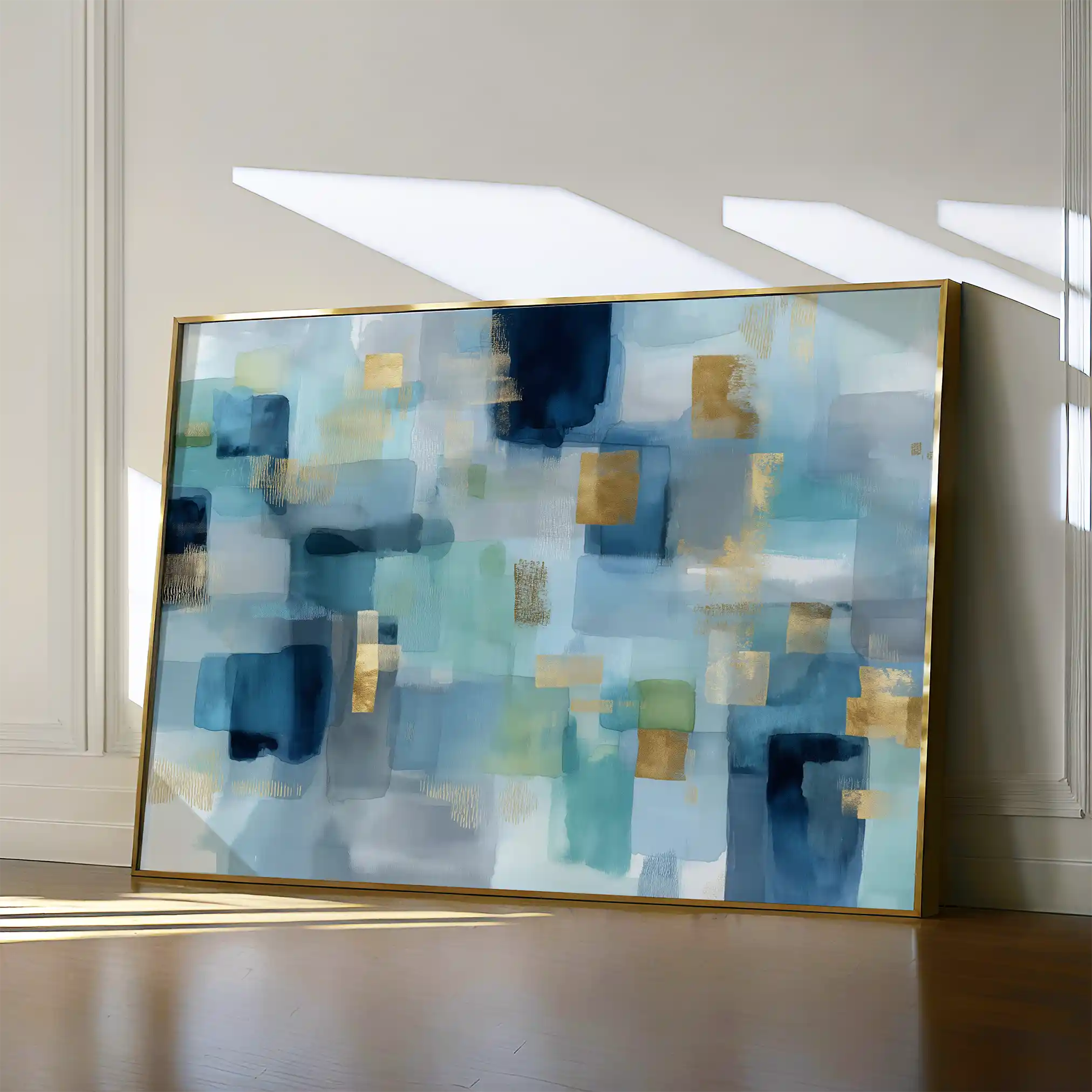 Abstract 1703 Canvas Art 60 x 40 cm / Black