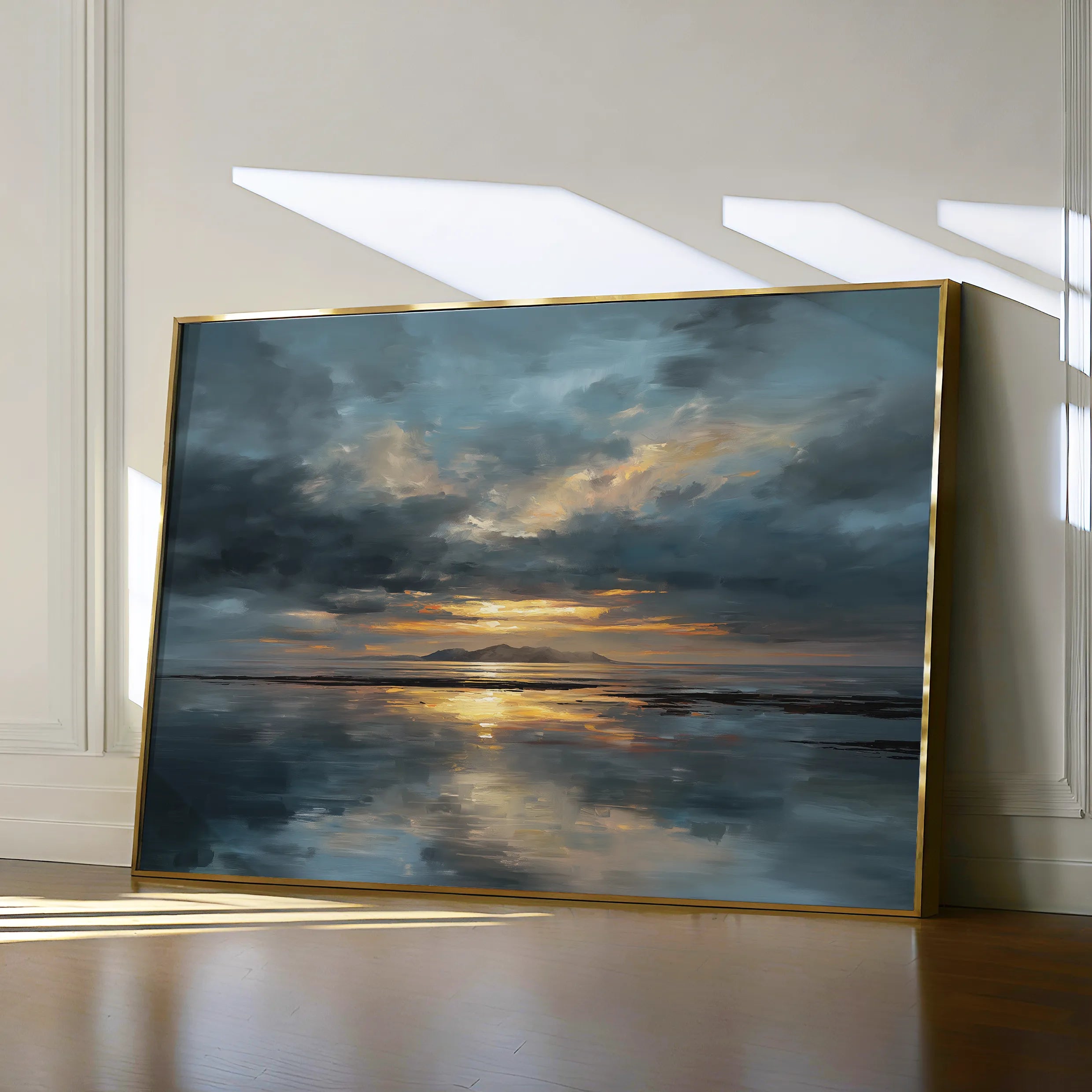 Abstract 1704 Canvas Art 18" x 24" / 45 x 60 cm / Black