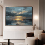 Abstract 1704 Canvas Art 18" x 24" / 45 x 60 cm / Black