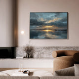 Abstract 1704 Canvas Art 18" x 24" / 45 x 60 cm / Black
