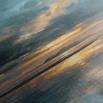 Abstract 1704 Canvas Art 18" x 24" / 45 x 60 cm / Black