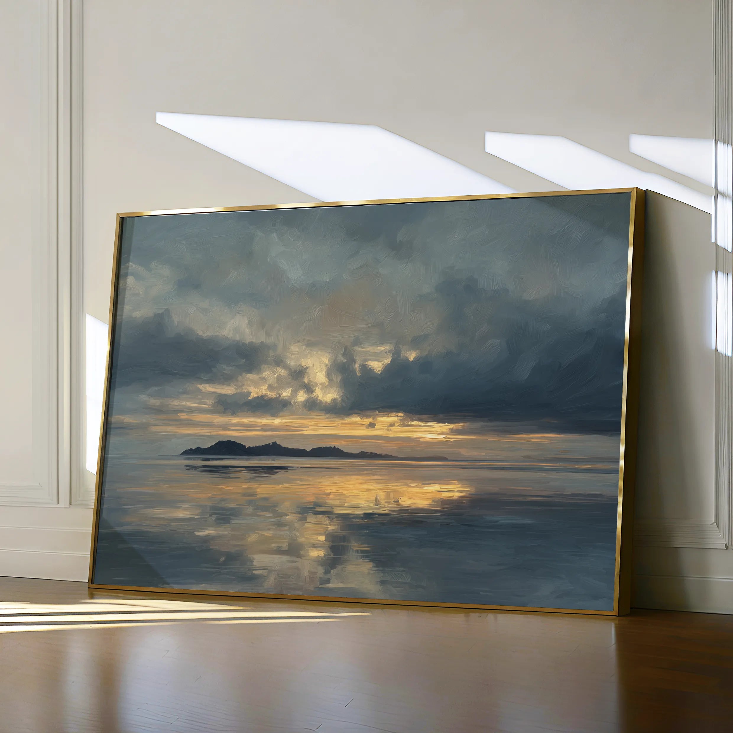 Abstract 1705 Canvas Art 18" x 24" / 45 x 60 cm / Black