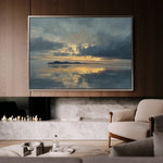 Abstract 1705 Canvas Art 18" x 24" / 45 x 60 cm / Black