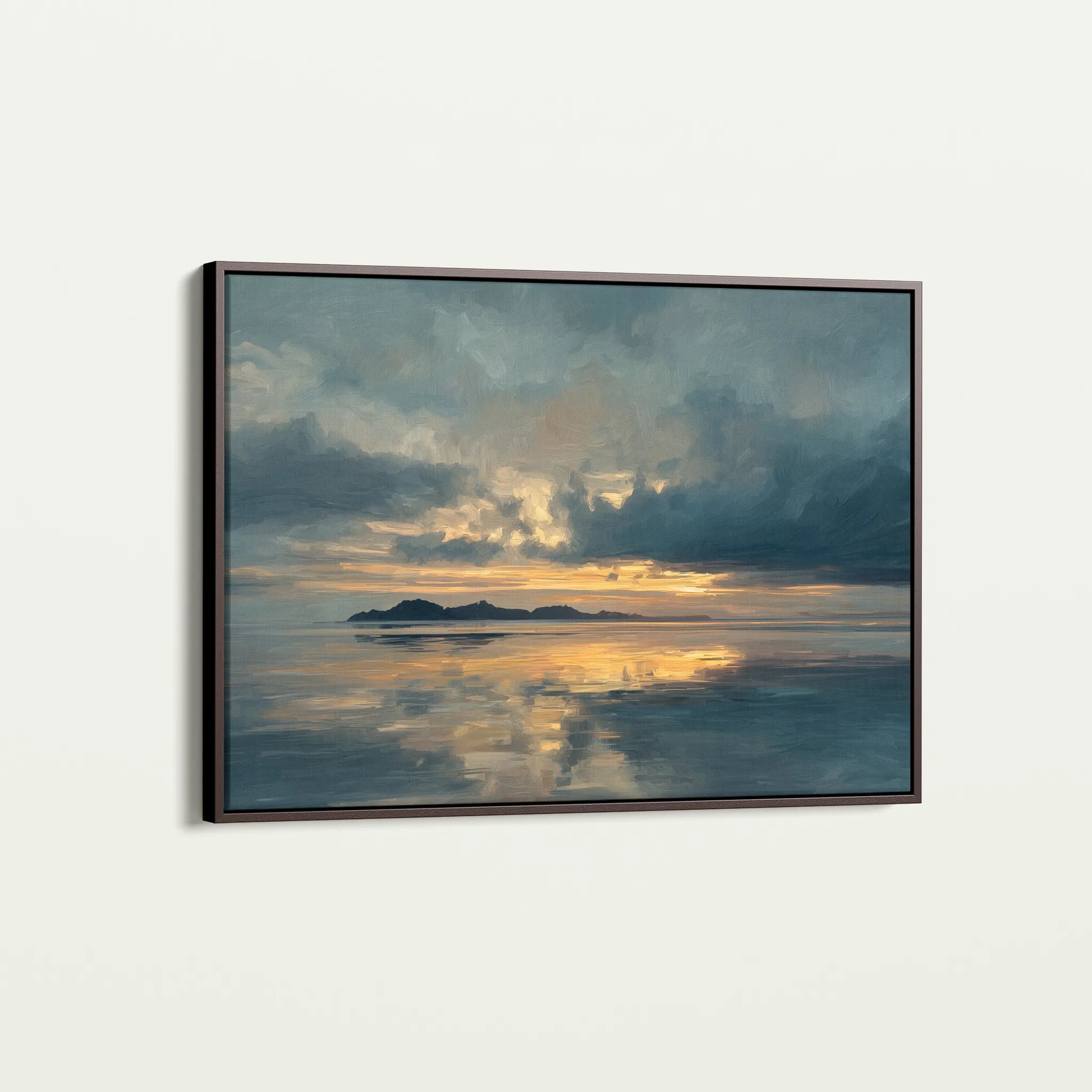 Abstract 1705 Canvas Art 18" x 24" / 45 x 60 cm / Black