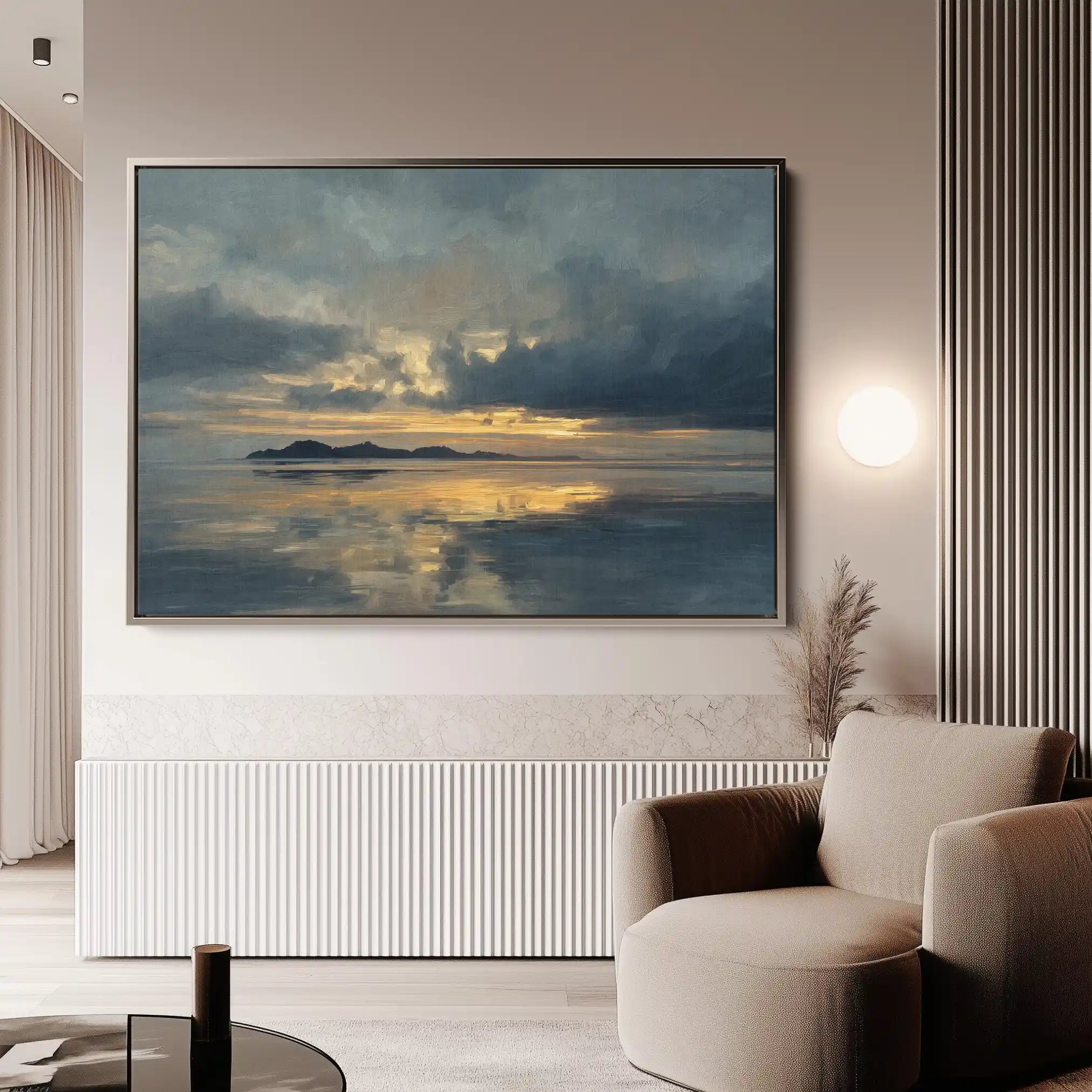 Abstract 1705 Canvas Art 60 x 40 cm / Black