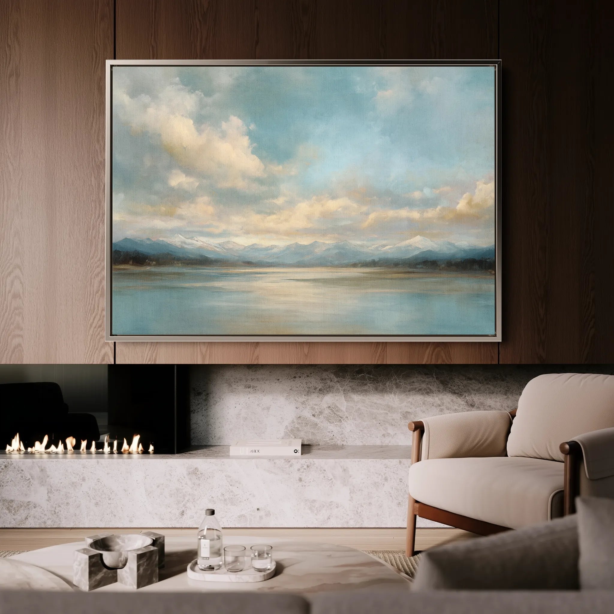 Abstract 1706 Canvas Art 18" x 24" / 45 x 60 cm / Black