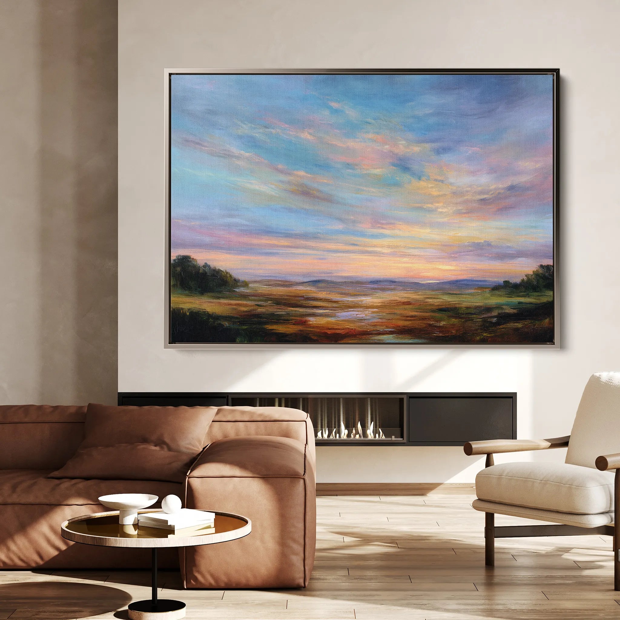 Abstract 1707 Canvas Art 18" x 24" / 45 x 60 cm / Black