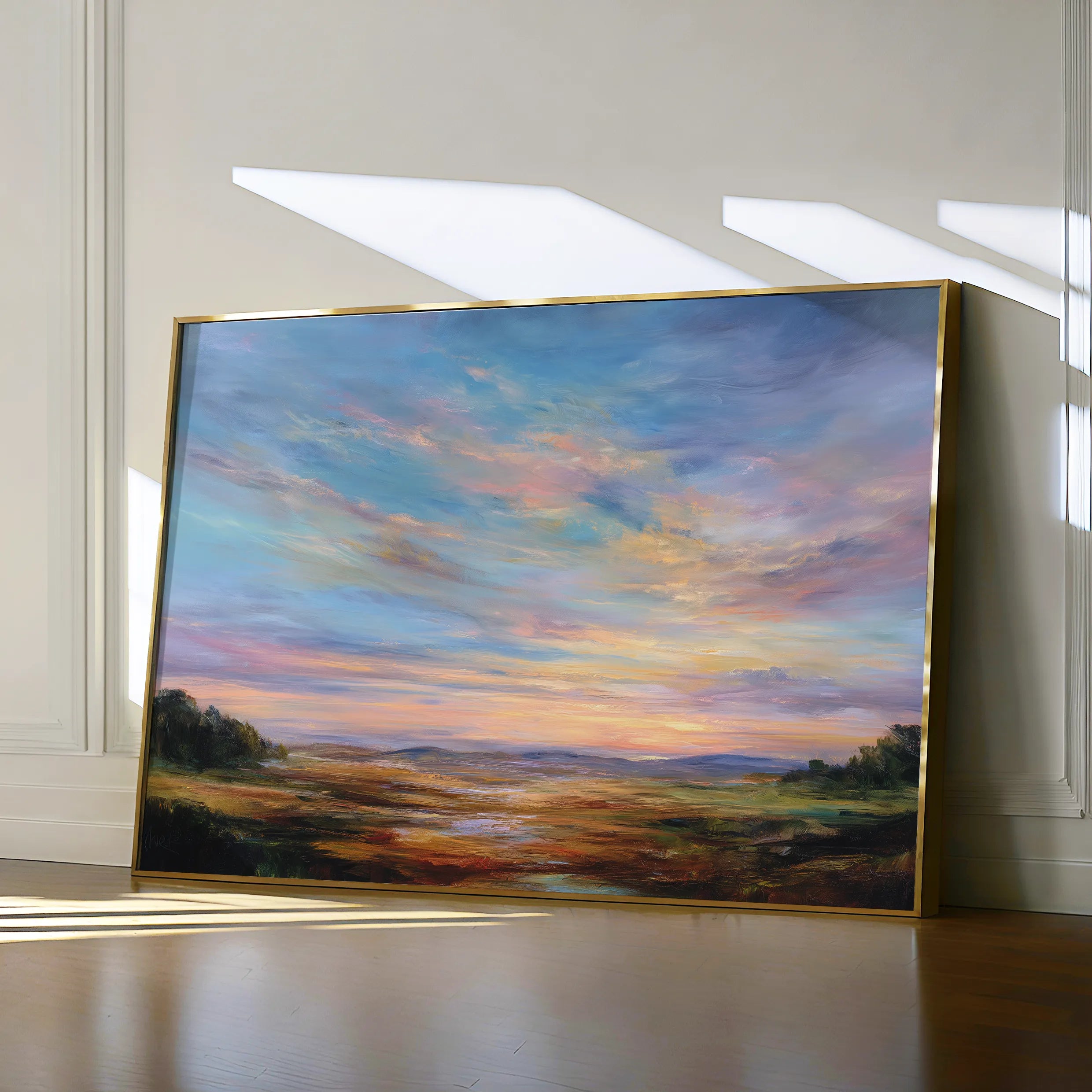 Abstract 1707 Canvas Art 18" x 24" / 45 x 60 cm / Black
