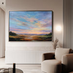 Abstract 1707 Canvas Art 18" x 24" / 45 x 60 cm / Black