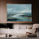 Abstract 1708 Canvas Art 18" x 24" / 45 x 60 cm / Black