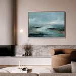 Abstract 1708 Canvas Art 18" x 24" / 45 x 60 cm / Black