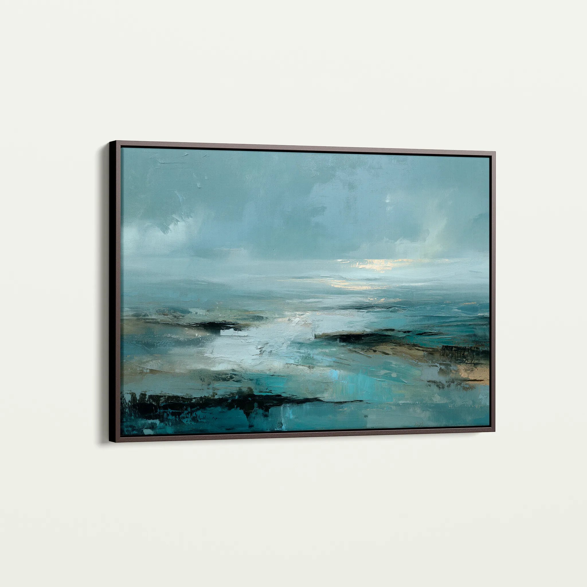 Abstract 1708 Canvas Art 18" x 24" / 45 x 60 cm / Black
