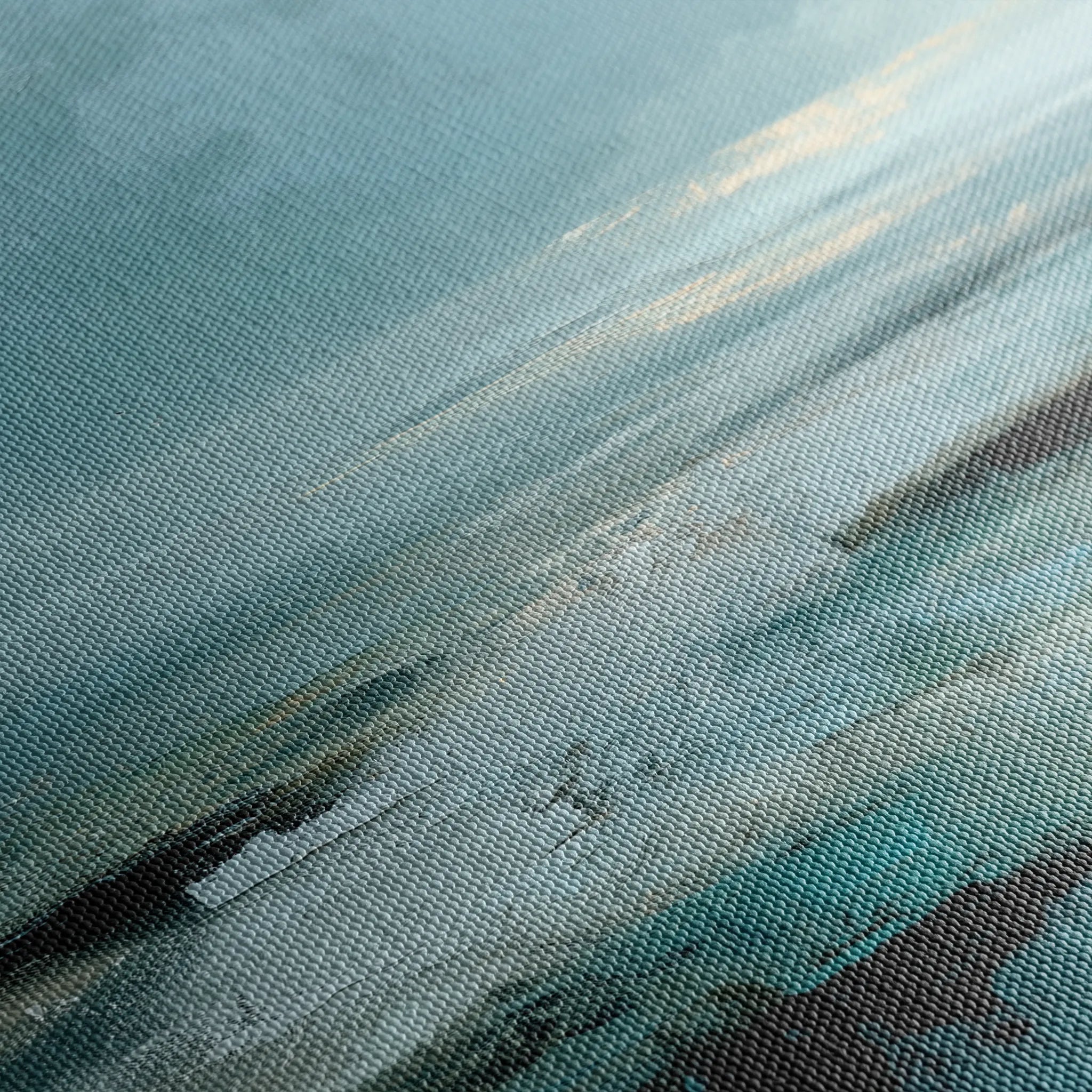 Abstract 1708 Canvas Art 18" x 24" / 45 x 60 cm / Black