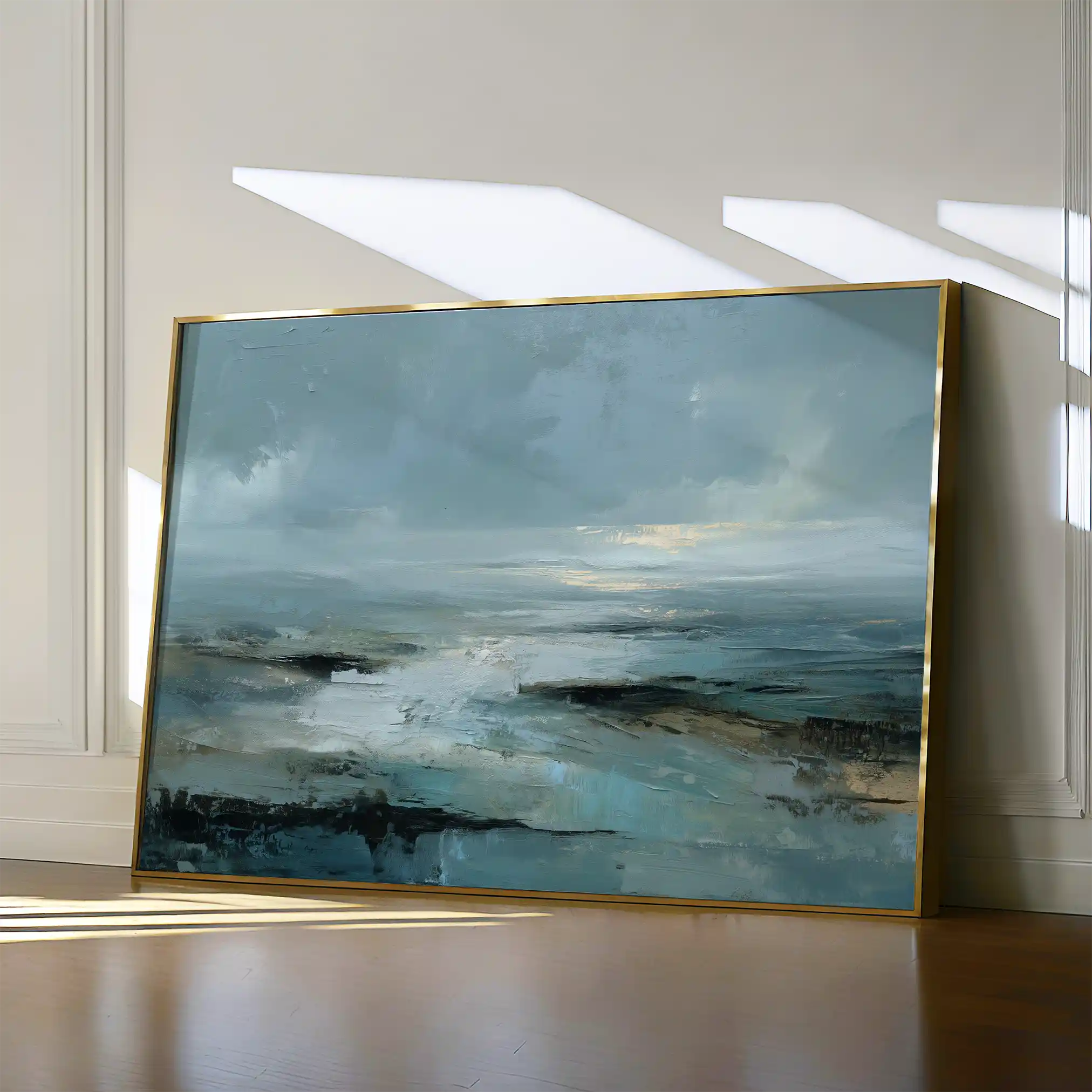 Abstract 1708 Canvas Art 60 x 40 cm / Black
