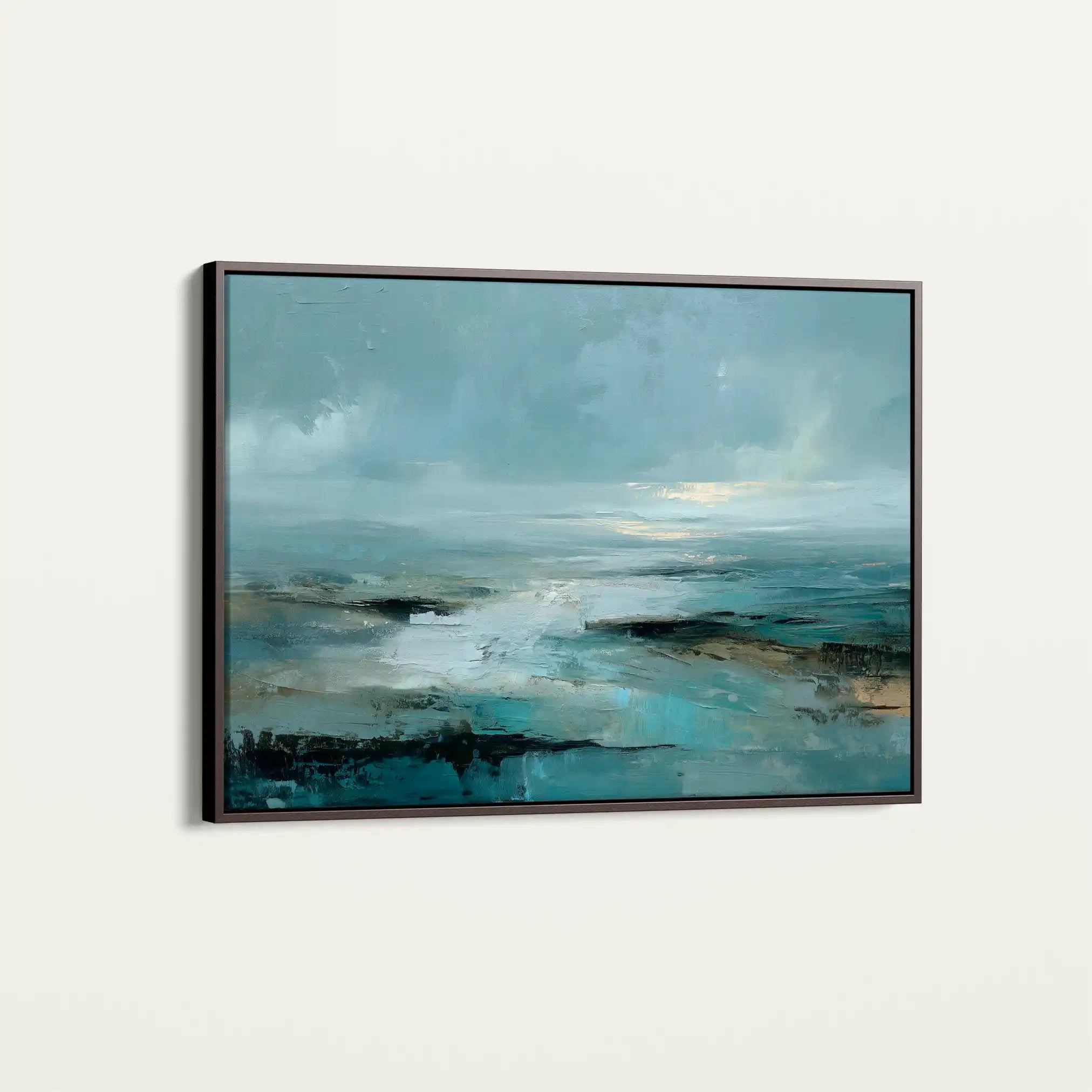 Abstract 1708 Canvas Art 60 x 40 cm / Black
