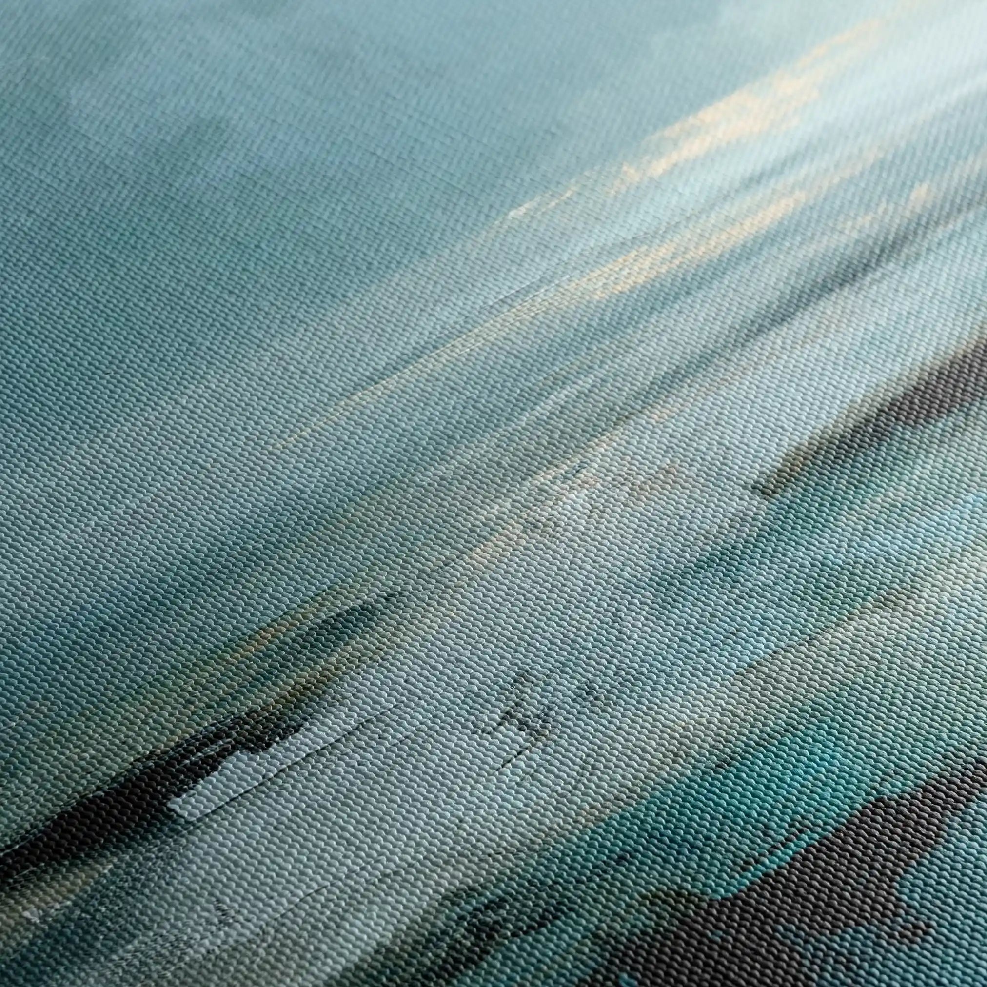 Abstract 1708 Canvas Art 60 x 40 cm / Black