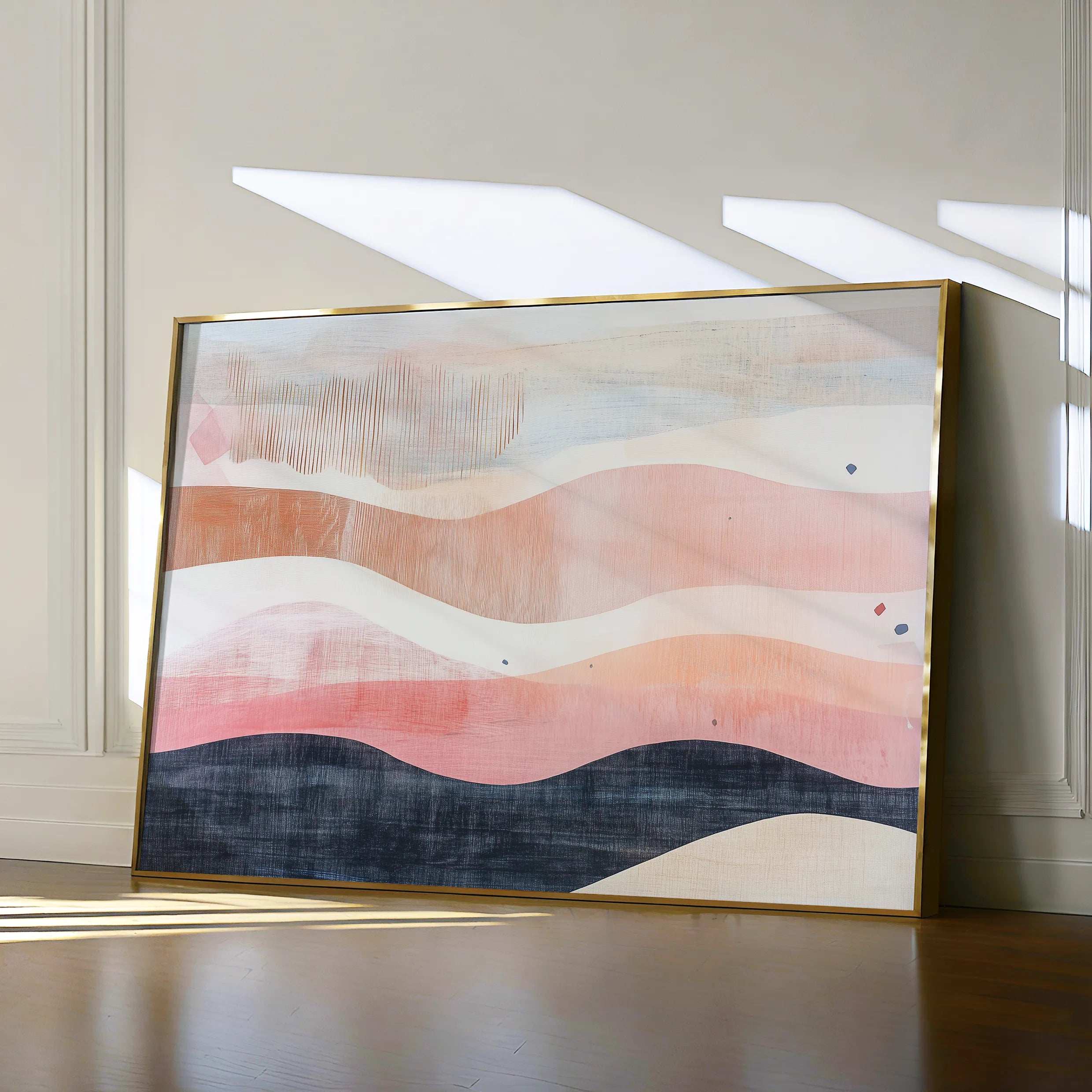 Boho 171 Canvas Art 18" x 24" / 45 x 60 cm / Black