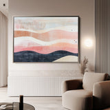 Boho 171 Canvas Art 18" x 24" / 45 x 60 cm / Black