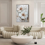 Floral 171 Canvas Art 18" x 24" / 45 x 60 cm / Black