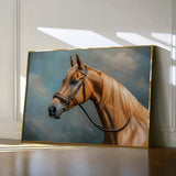 Horses 171 Canvas Art 18" x 24" / 45 x 60 cm / Black