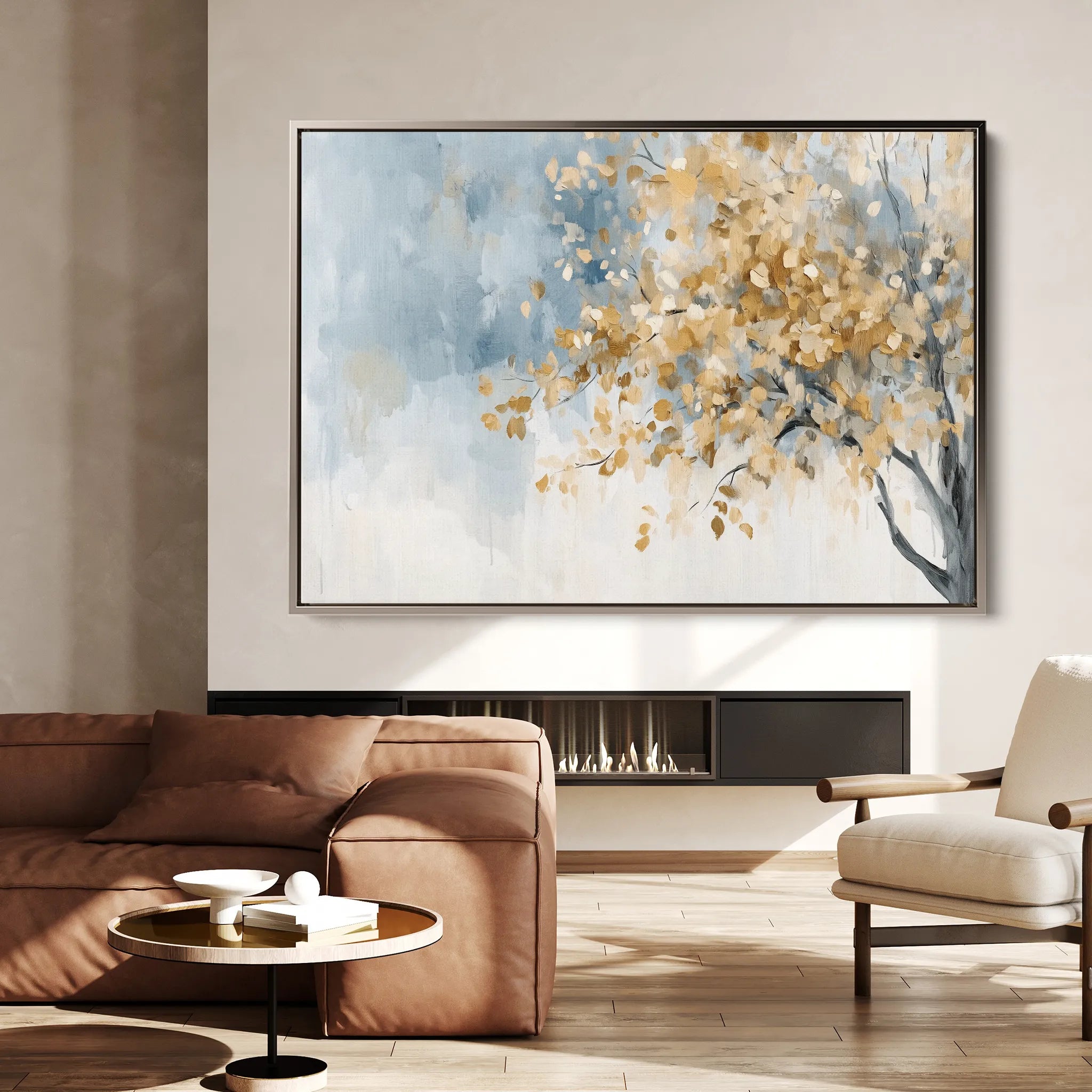 Landscape 171 Canvas Art 18" x 24" / 45 x 60 cm / Black