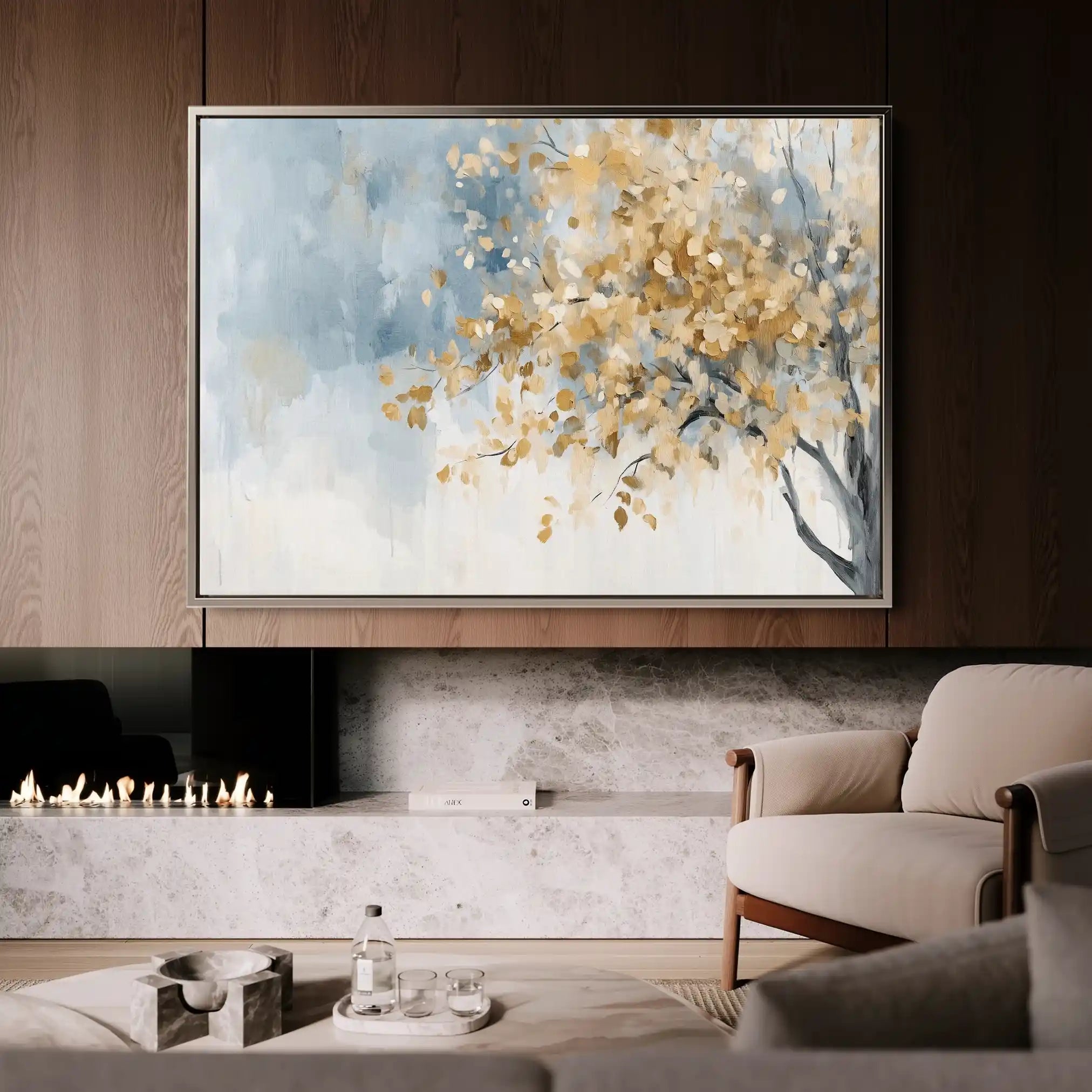 Landscape 171 Canvas Art 60 x 40 cm / Black