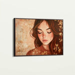 Portrait 171 Canvas Art 60 x 40 cm / Black
