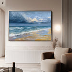 Abstract 1710 Canvas Art 18" x 24" / 45 x 60 cm / Black