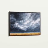 Abstract 1711 Canvas Art 18" x 24" / 45 x 60 cm / Black