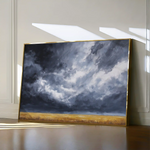 Abstract 1711 Canvas Art 60 x 40 cm / Black
