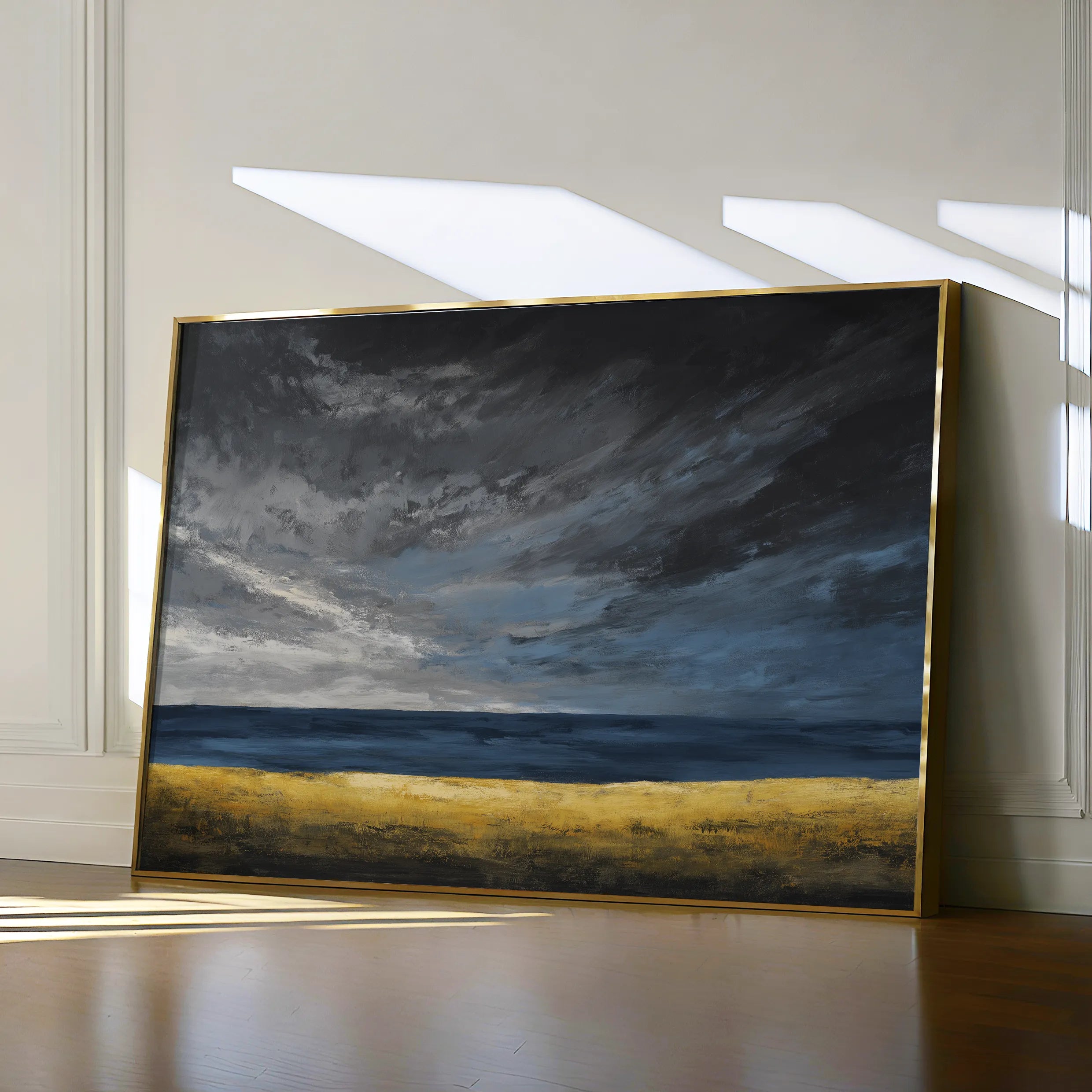 Abstract 1712 Canvas Art 18" x 24" / 45 x 60 cm / Black