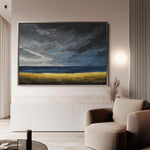 Abstract 1712 Canvas Art 18" x 24" / 45 x 60 cm / Black