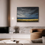 Abstract 1712 Canvas Art 18" x 24" / 45 x 60 cm / Black