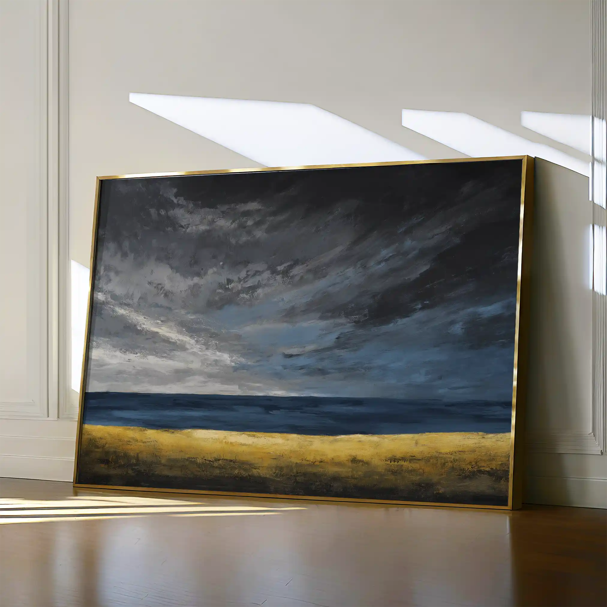 Abstract 1712 Canvas Art 60 x 40 cm / Black